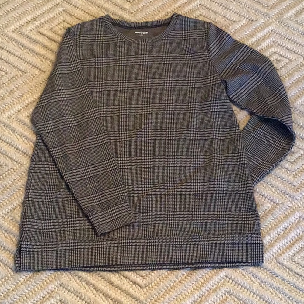 Brand new Lands End Navy/Tan Tunic, size L.